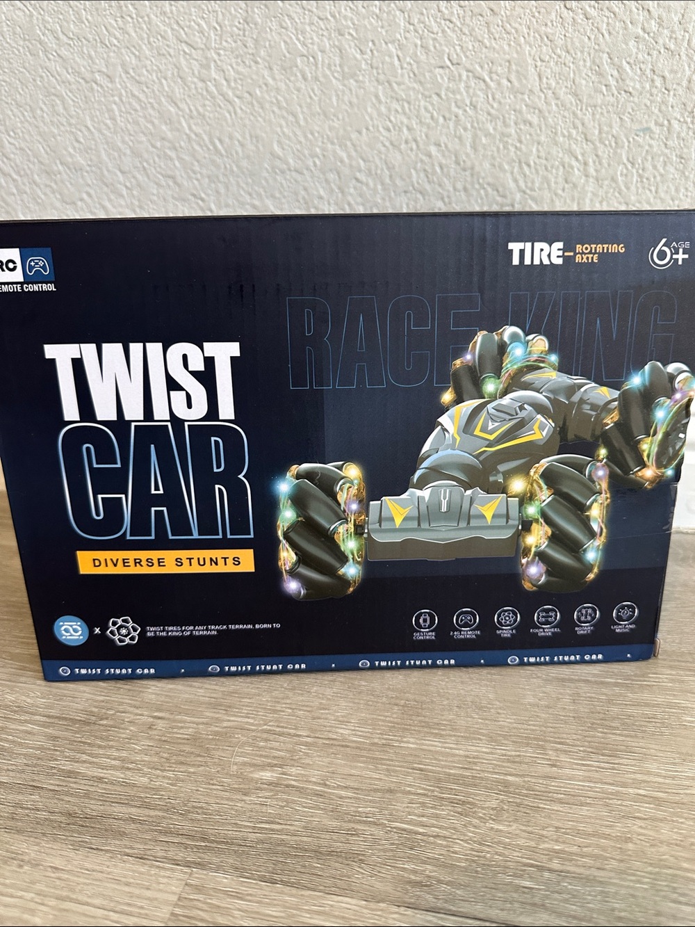 Twist Car Remote Control Stunt Vehicle -  Brand New in Box LED Lights
